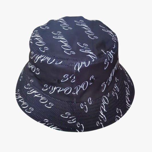 $.Y.P.O.$ Reversible Green/  Black and White Bucket Hat