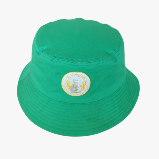 $.Y.P.O.$ Reversible Green/  Black and White Bucket Hat